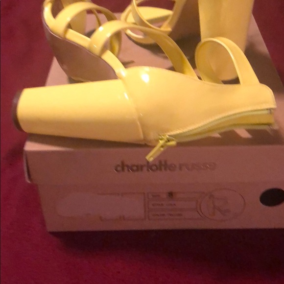 Neon chunky heels - Picture 3 of 3